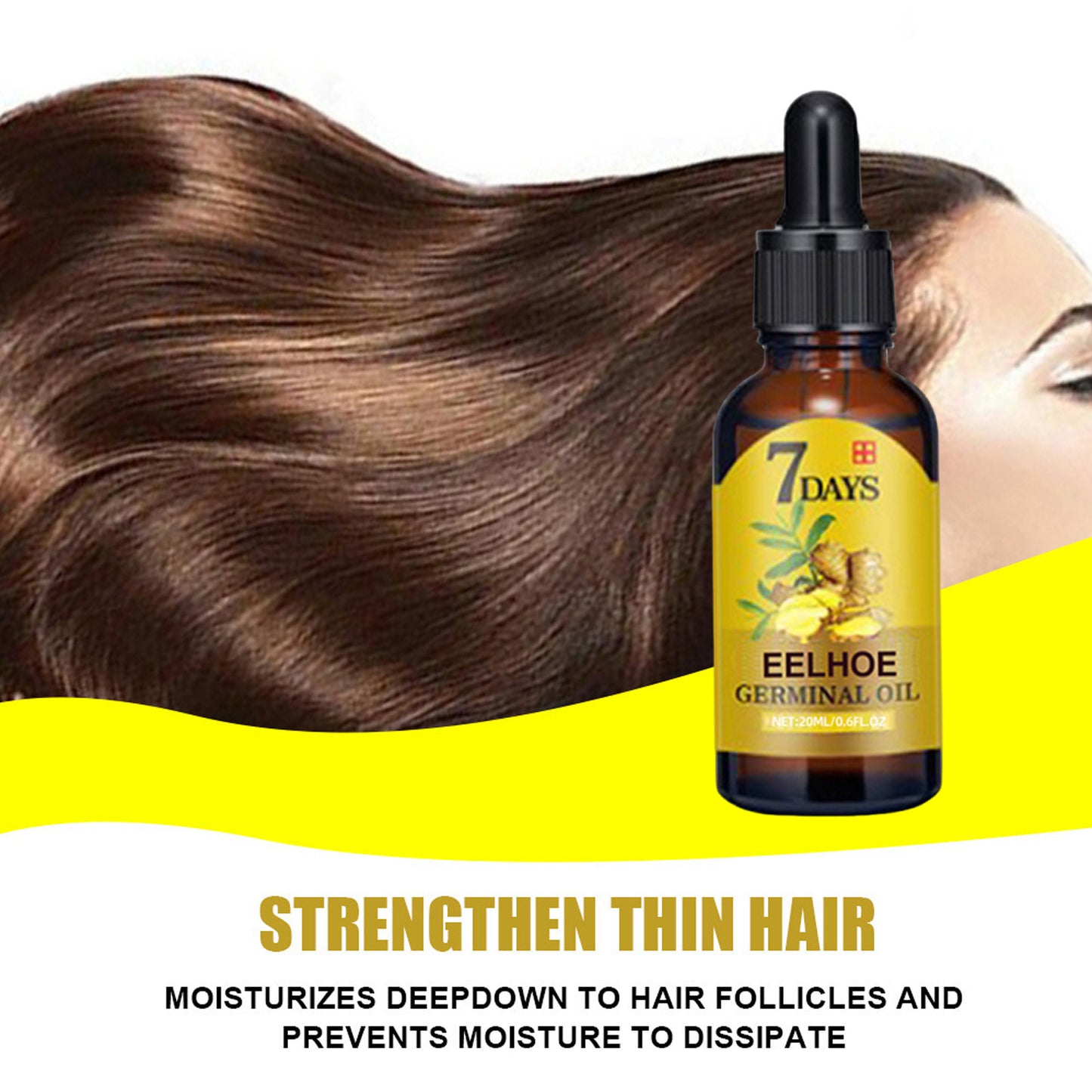 Ginger Hair Oil – Hydrate & Repair Dry Hair