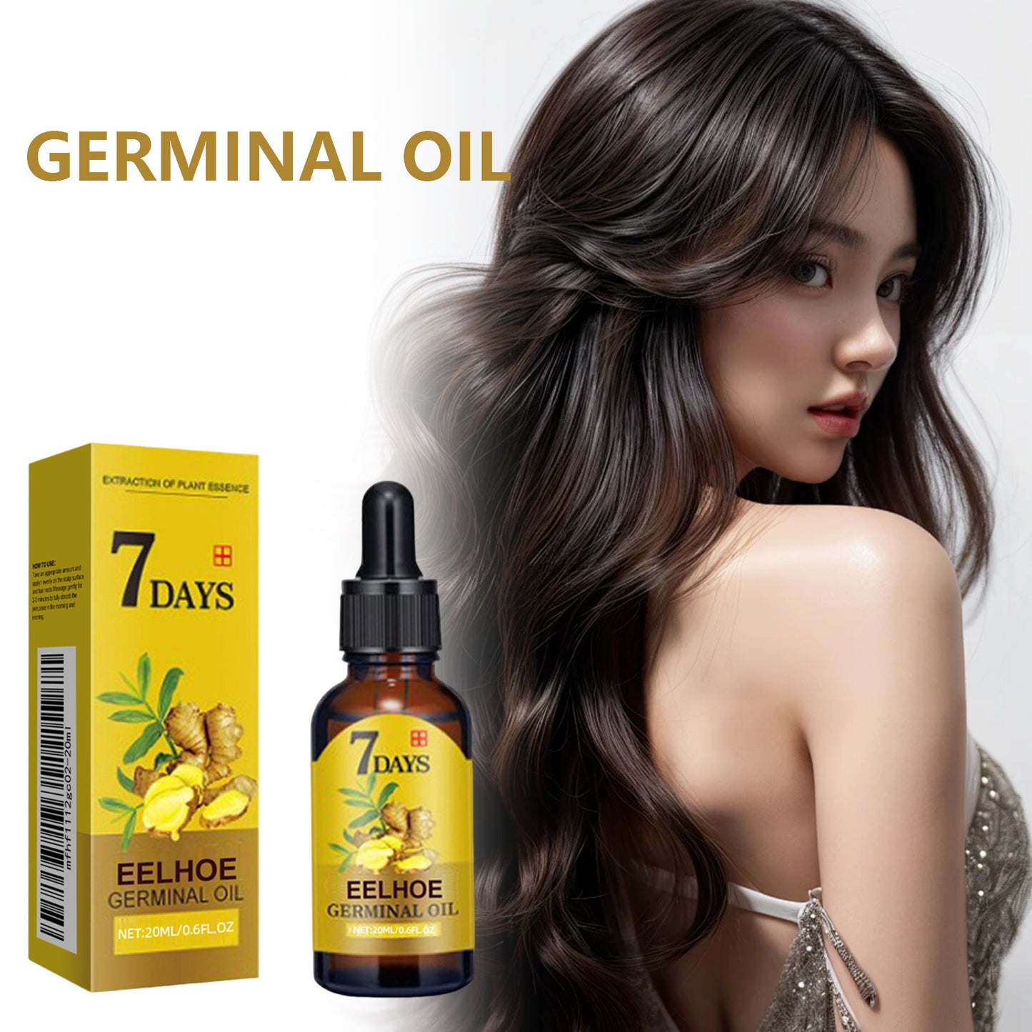 Ginger Hair Oil – Hydrate & Repair Dry Hair