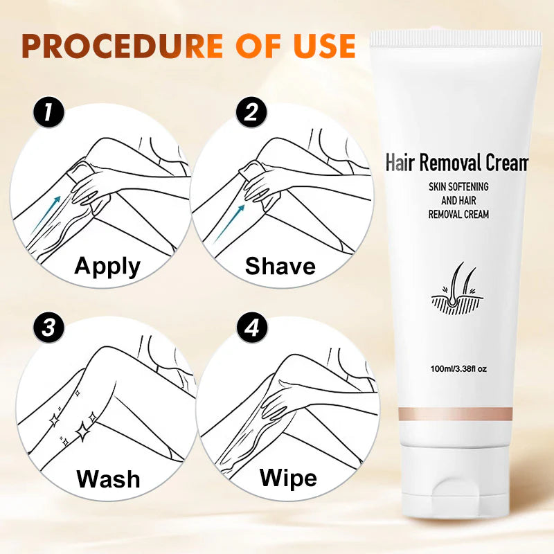 Painless Body Hair Removal Cream